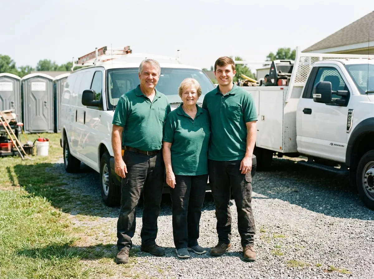 Cedar Valley Restrooms portable toilet rentals team in Mechanicsville, VA